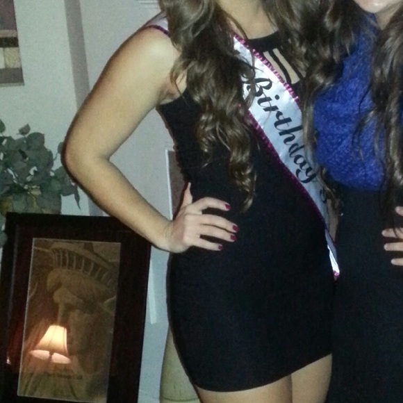 Charlotte Russe black cutout dress - Picture 4 of 4